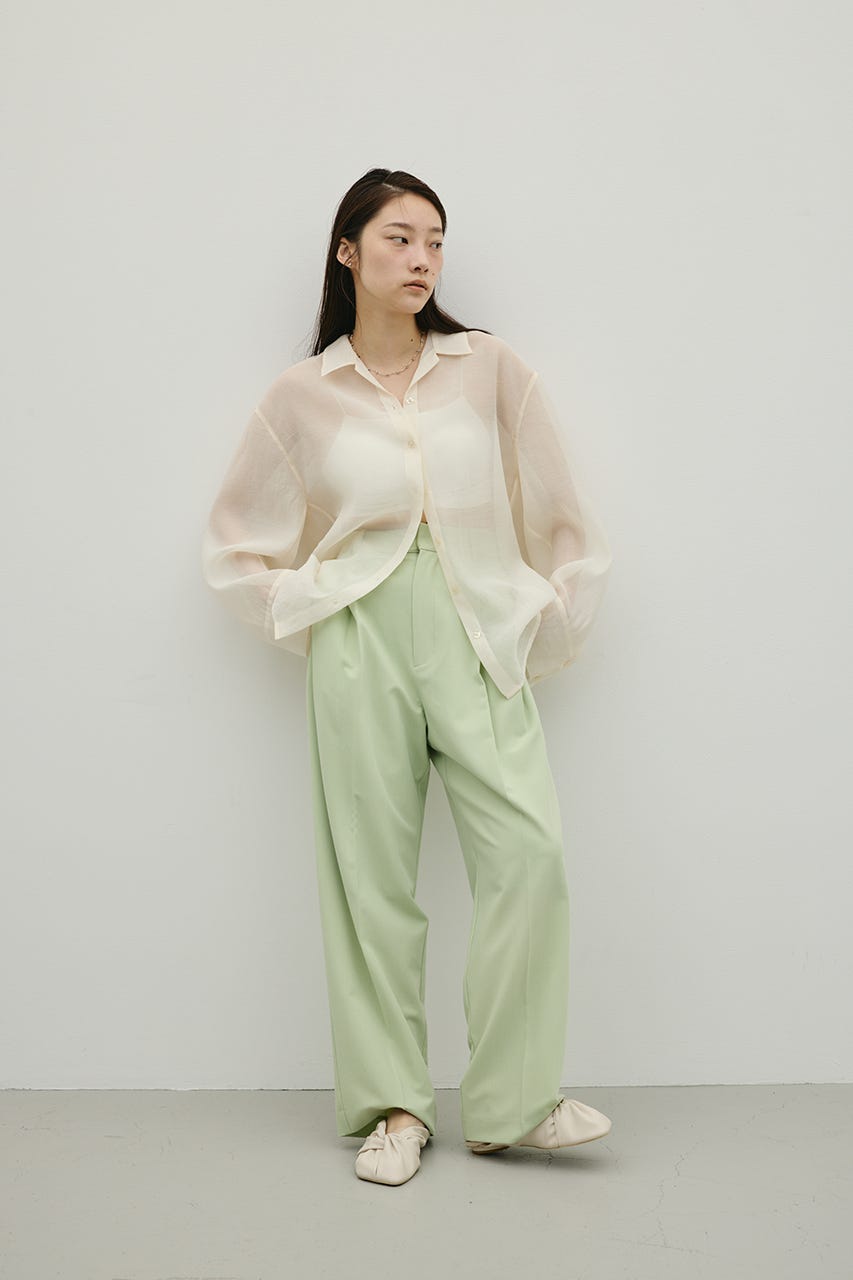 シアーオーバーシャツ IVOY FREE