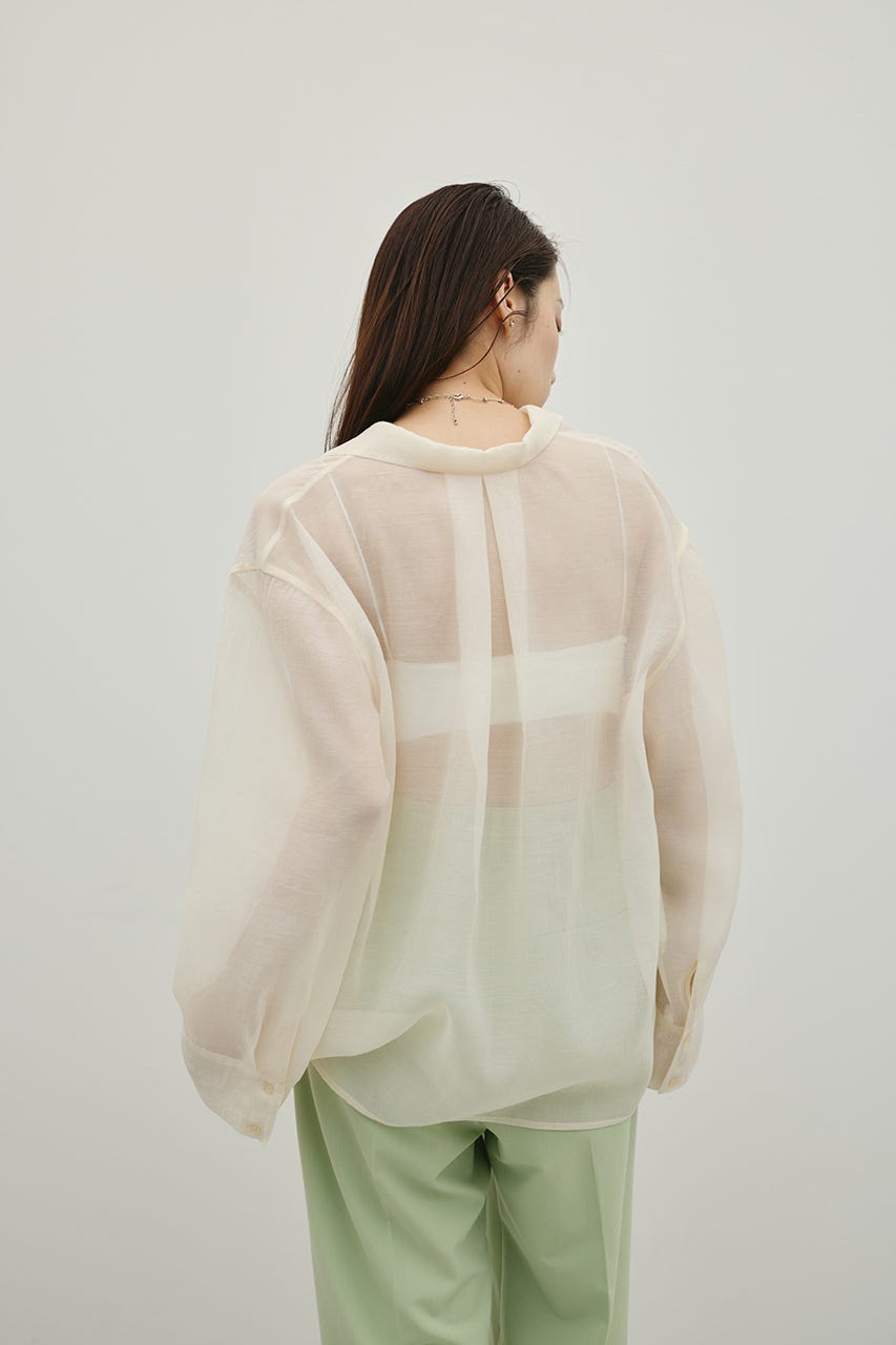 シアーオーバーシャツ IVOY FREE