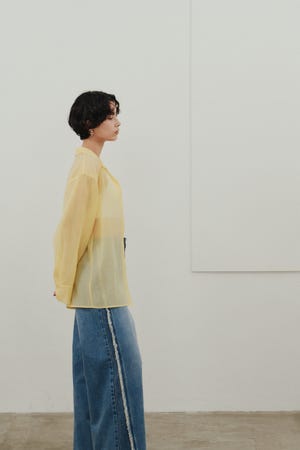 シアーオーバーシャツ