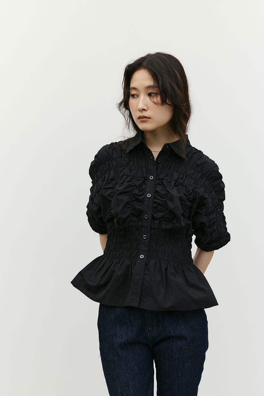 シャーリングシャツ BLK FREE