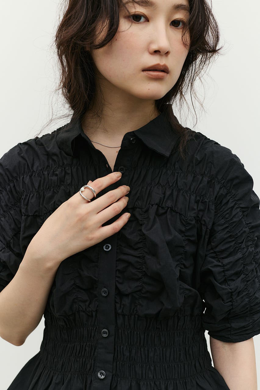 シャーリングシャツ BLK FREE
