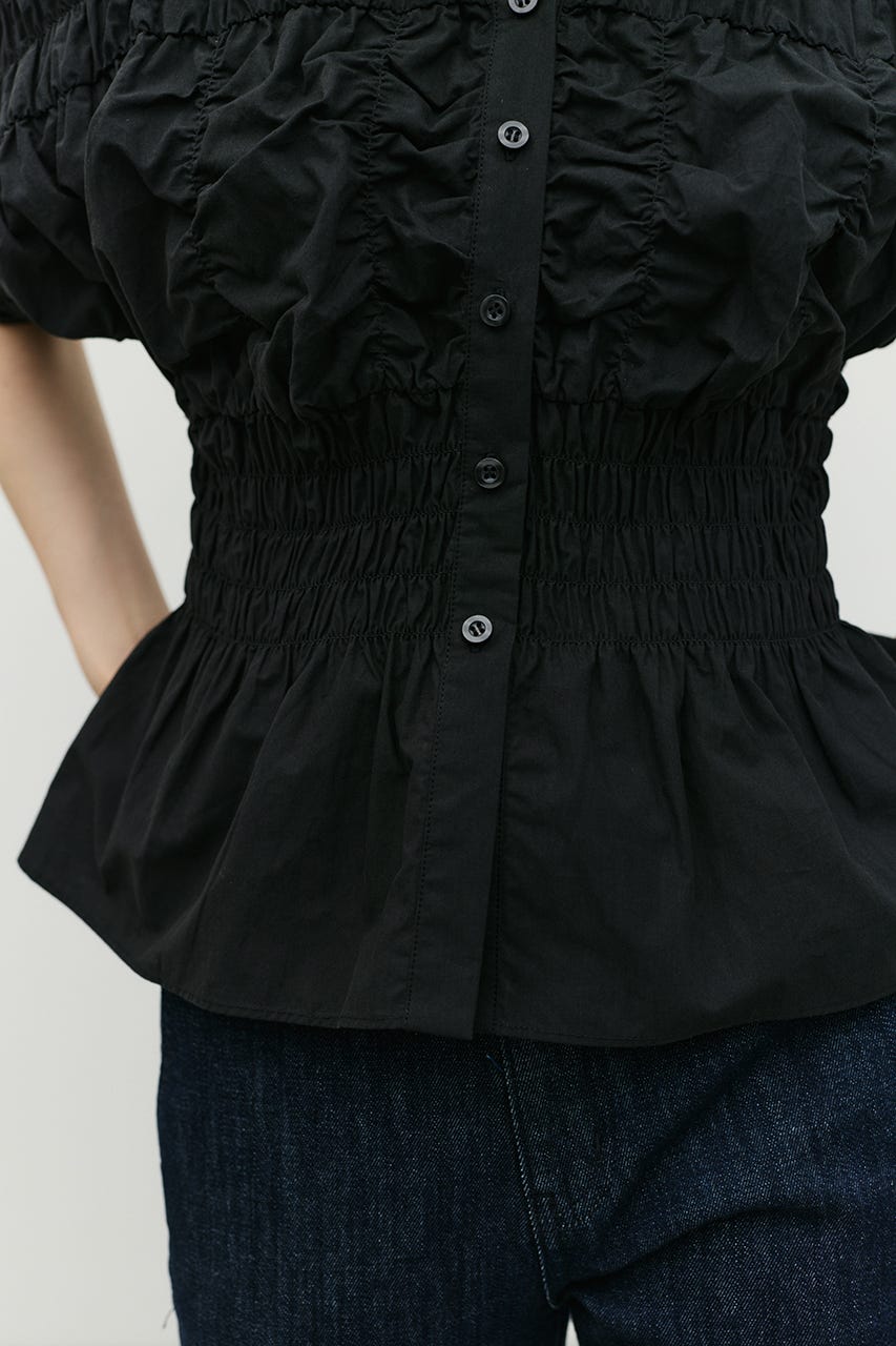 シャーリングシャツ BLK FREE