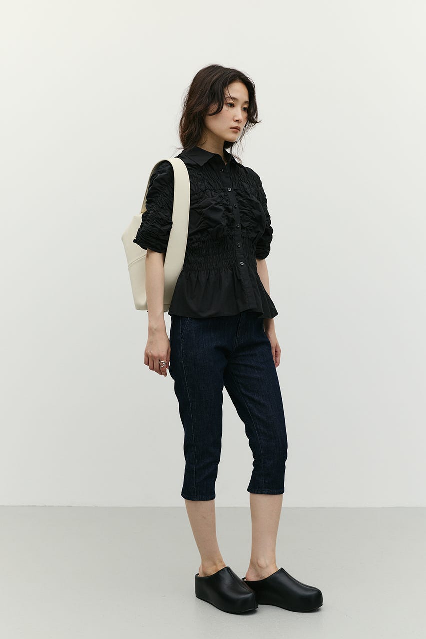 シャーリングシャツ BLK FREE