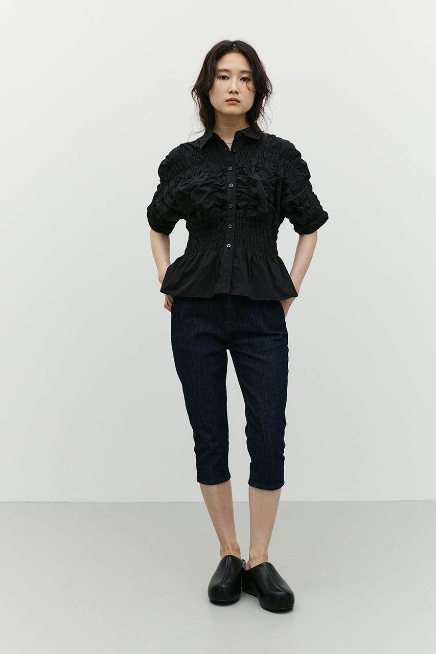 シャーリングシャツ BLK FREE