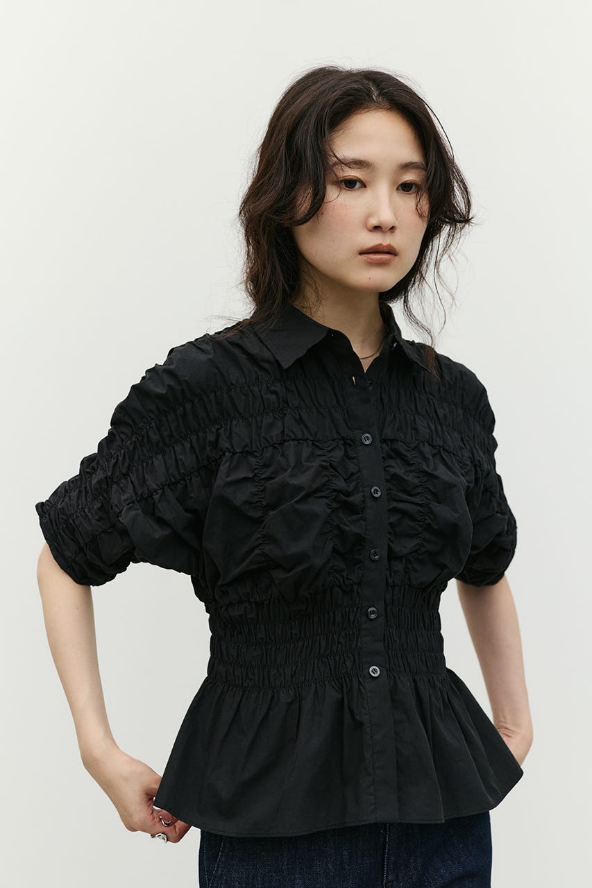 シャーリングシャツ BLK FREE