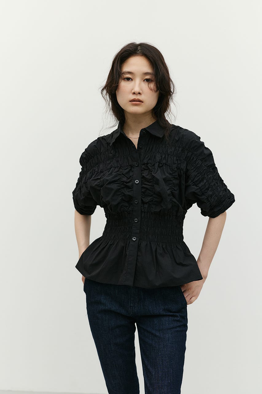 シャーリングシャツ BLK FREE