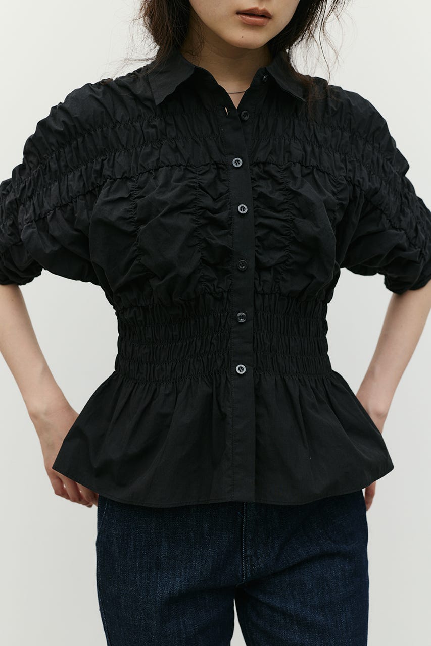シャーリングシャツ BLK FREE