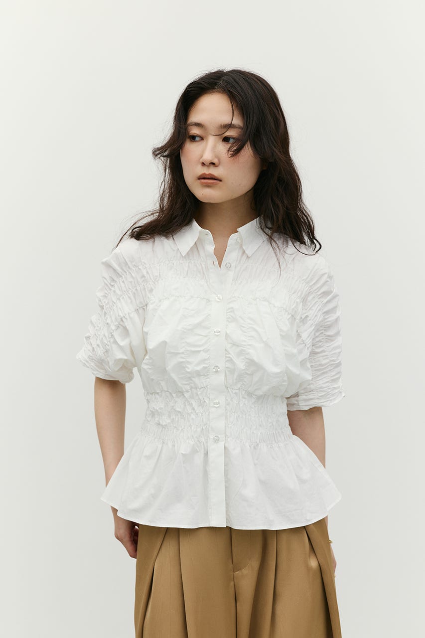 シャーリングシャツ WHT FREE
