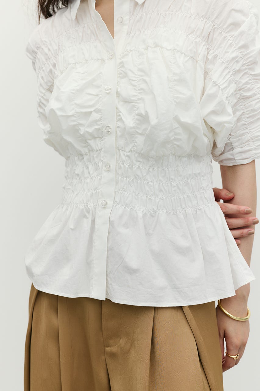 シャーリングシャツ WHT FREE