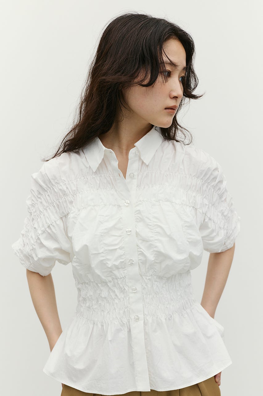 シャーリングシャツ WHT FREE