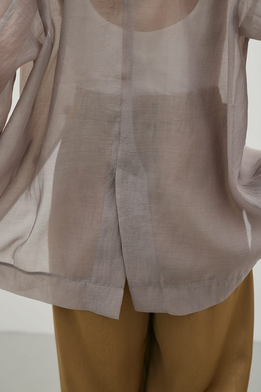 ハーフスリーブシアーテーラージャケット L/GRY FREE