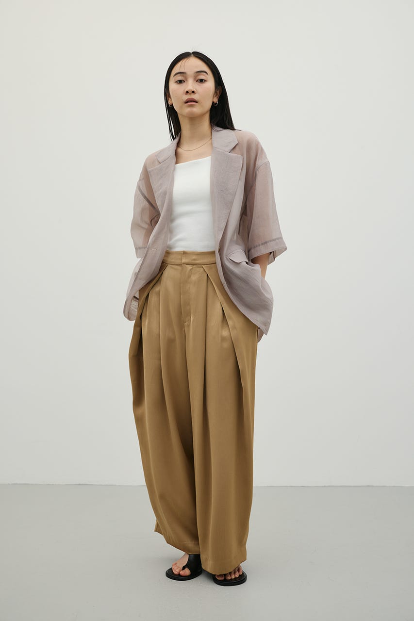 ハーフスリーブシアーテーラージャケット L/GRY FREE