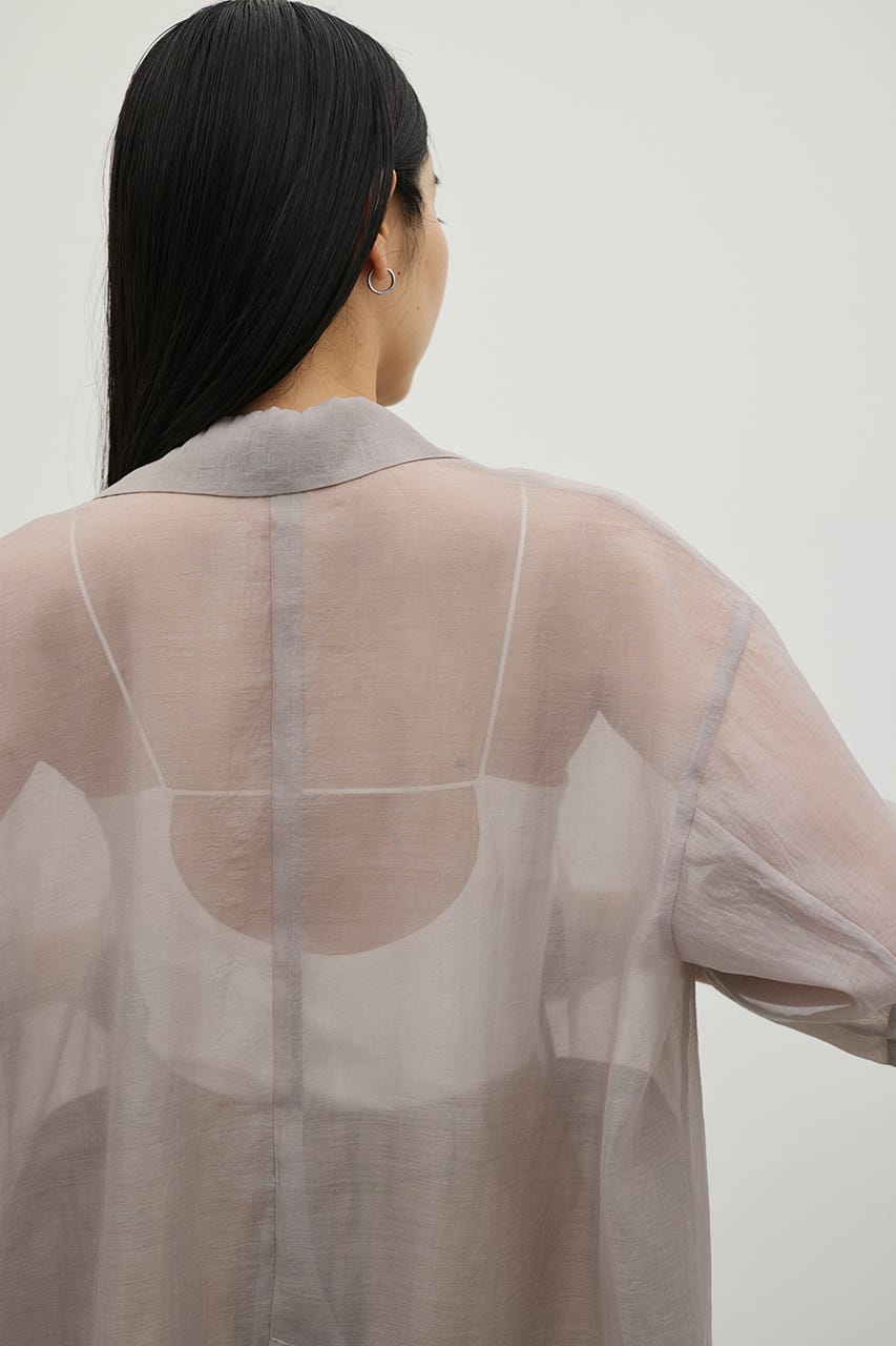 ハーフスリーブシアーテーラージャケット L/GRY FREE