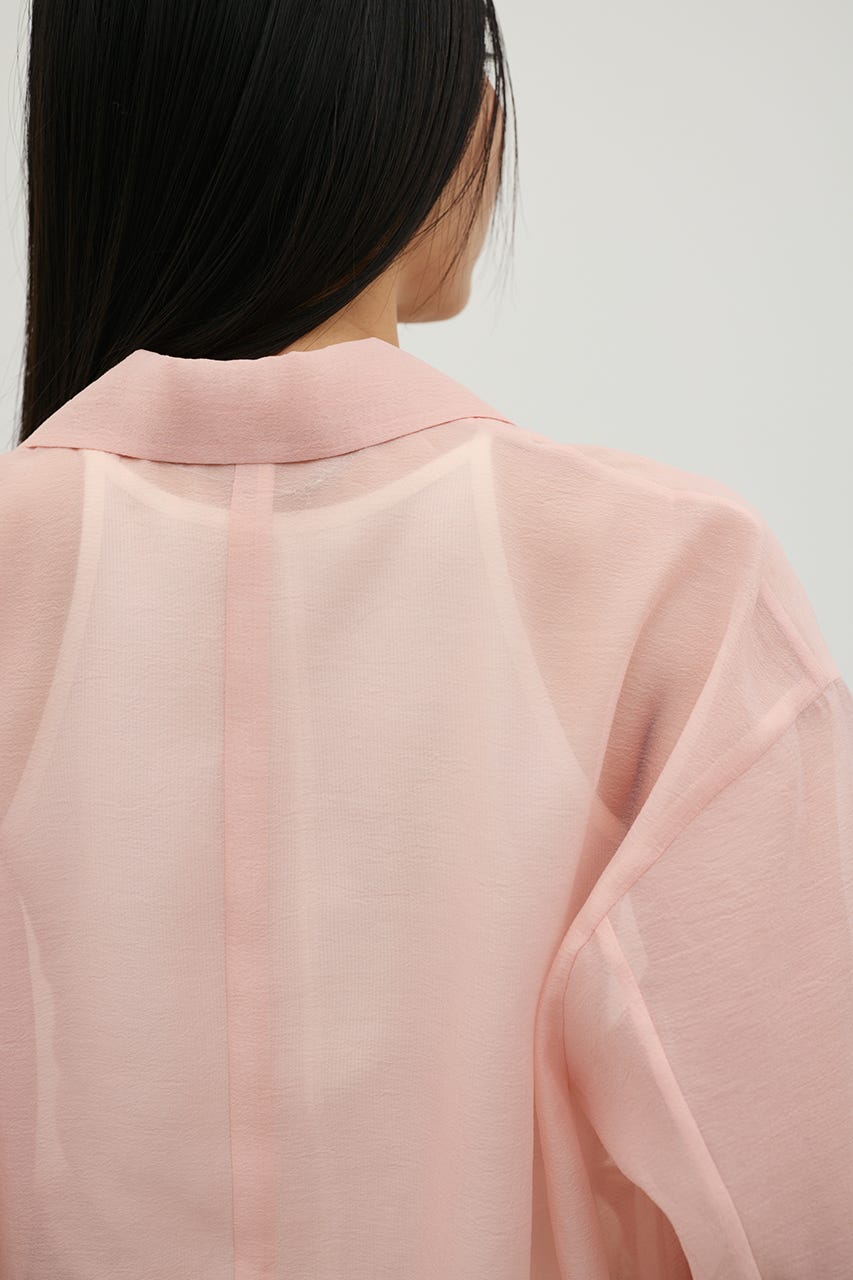 ハーフスリーブシアーテーラージャケット PNK FREE