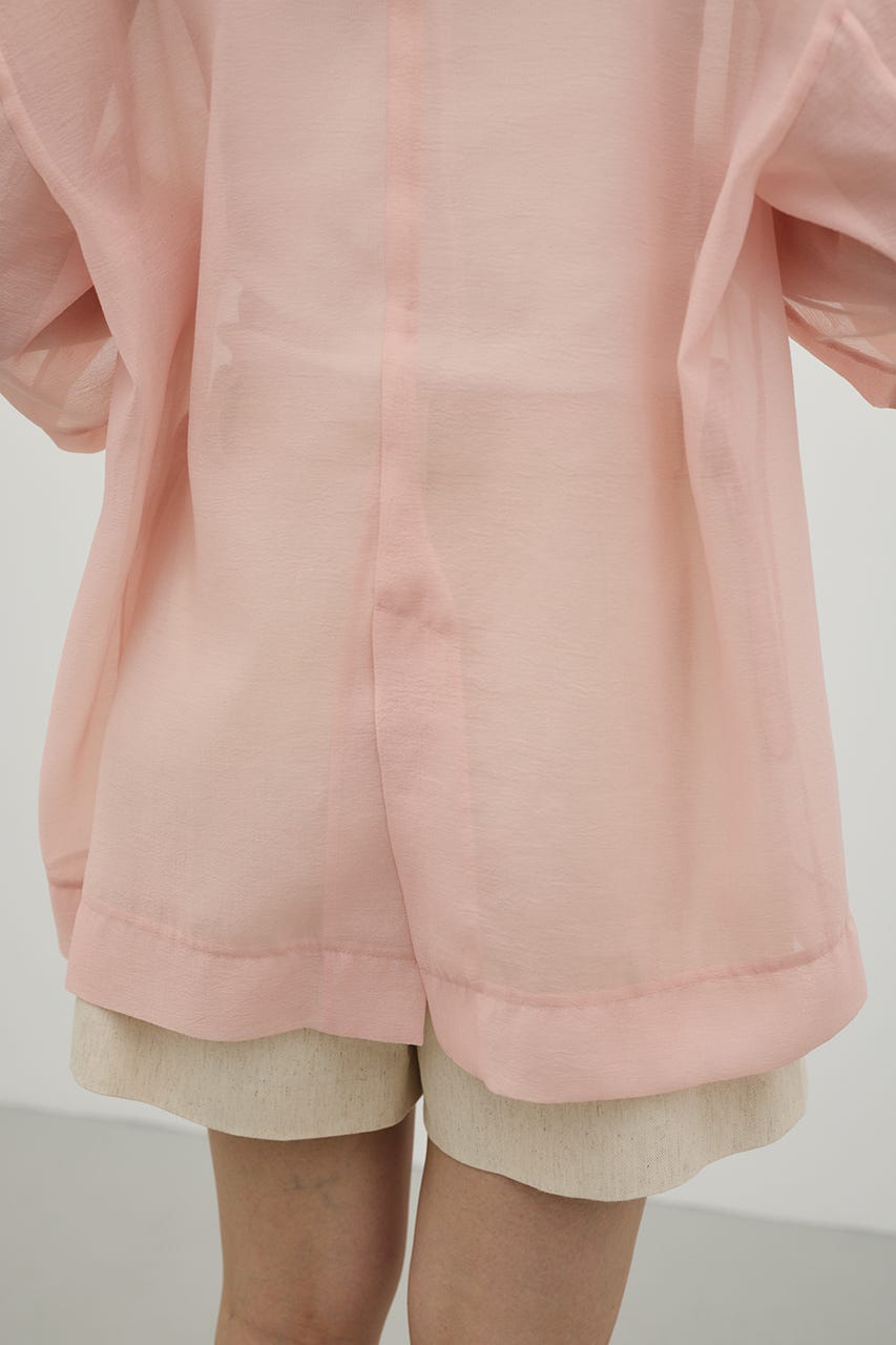 ハーフスリーブシアーテーラージャケット PNK FREE