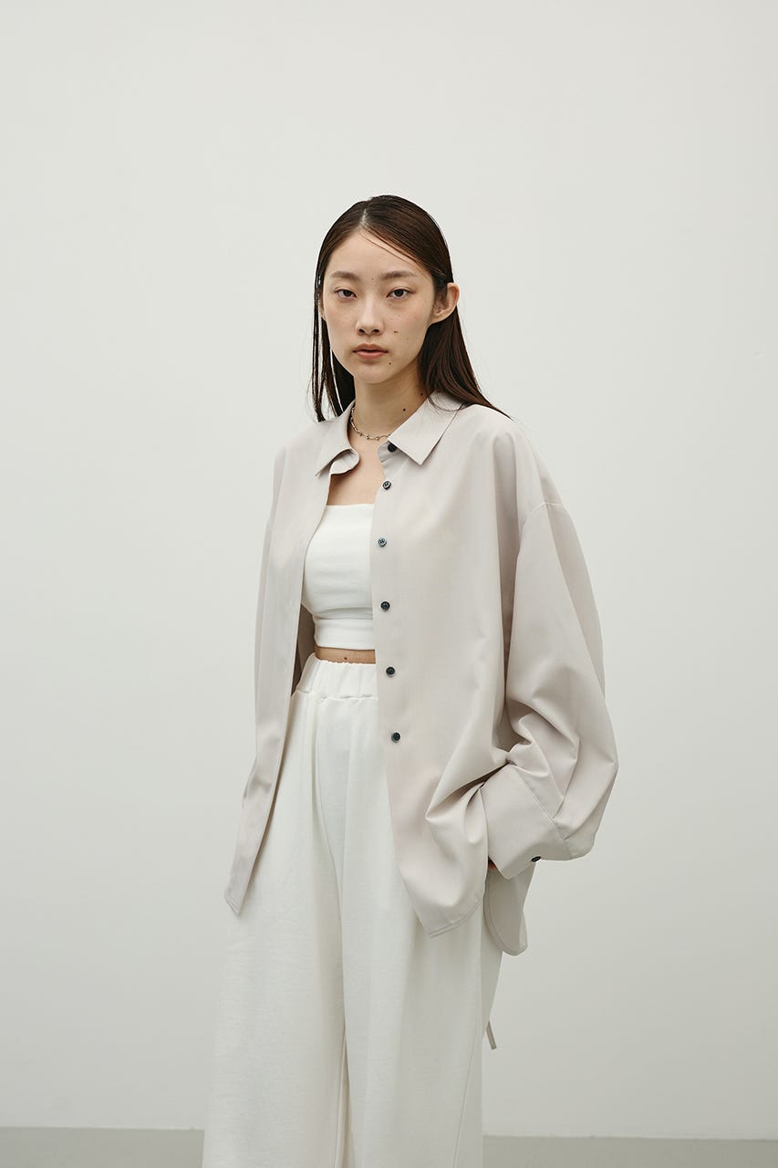 ストリングルーズシャツ L/GRY FREE