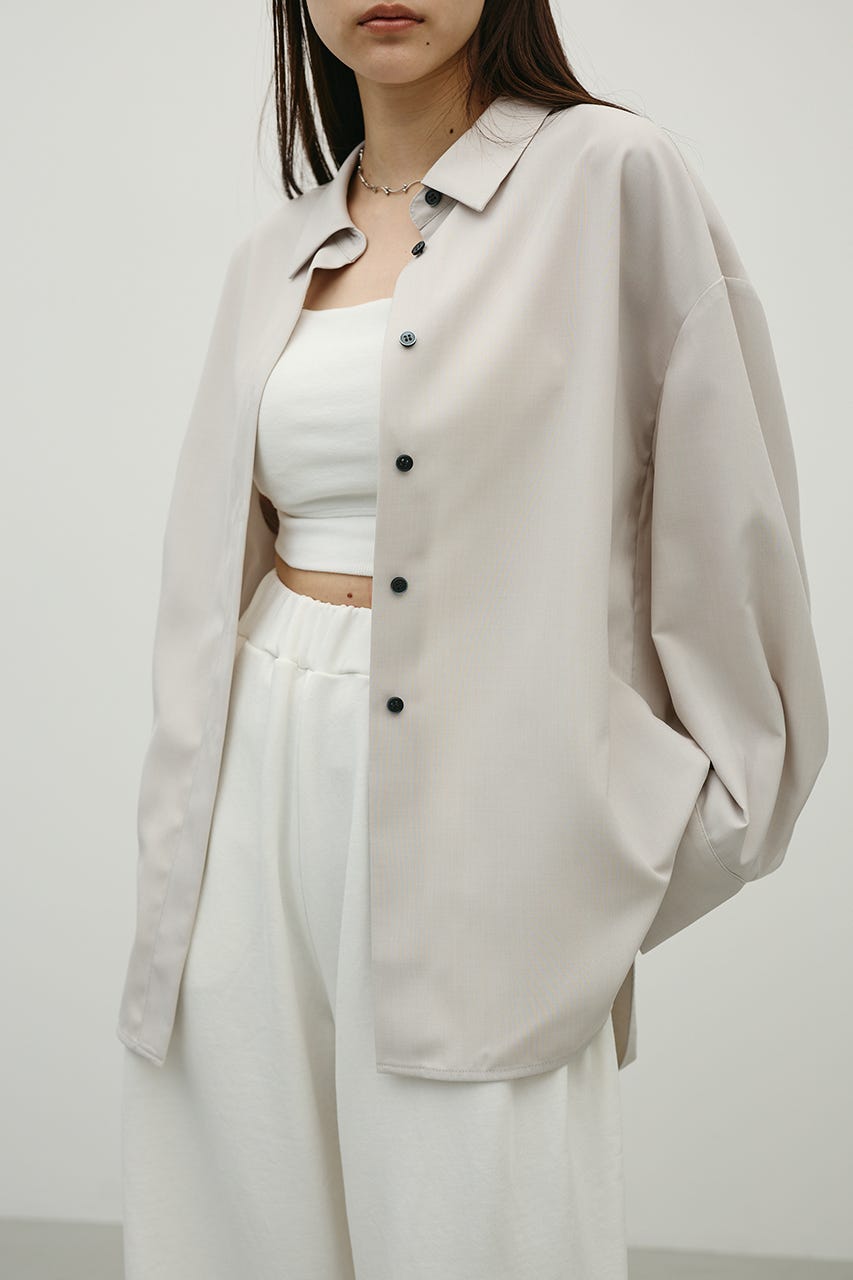 ストリングルーズシャツ L/GRY FREE