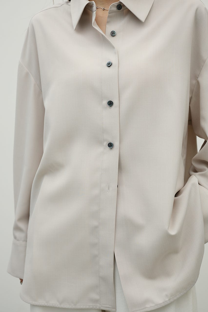 ストリングルーズシャツ L/GRY FREE