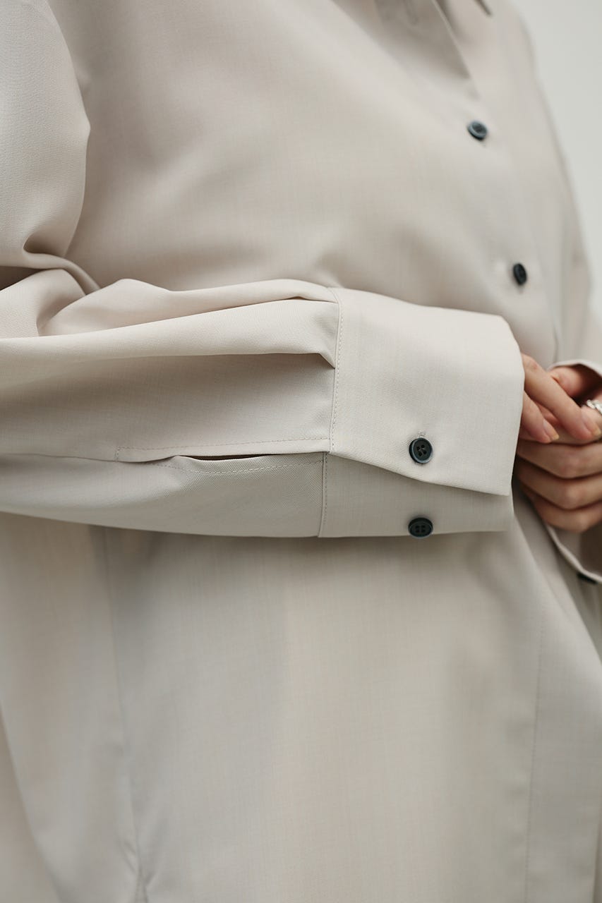 ストリングルーズシャツ L/GRY FREE