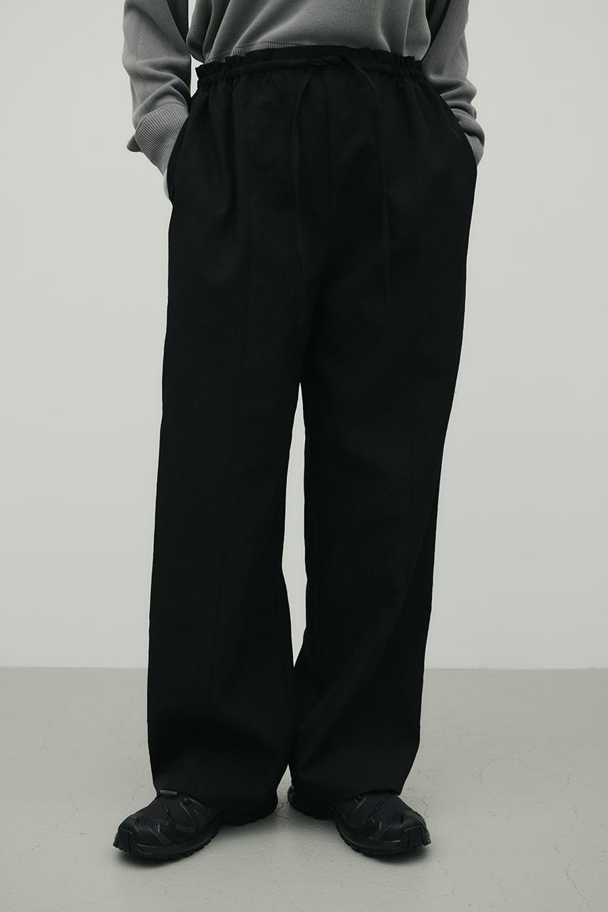 ハイラインワイドパンツ BLK S