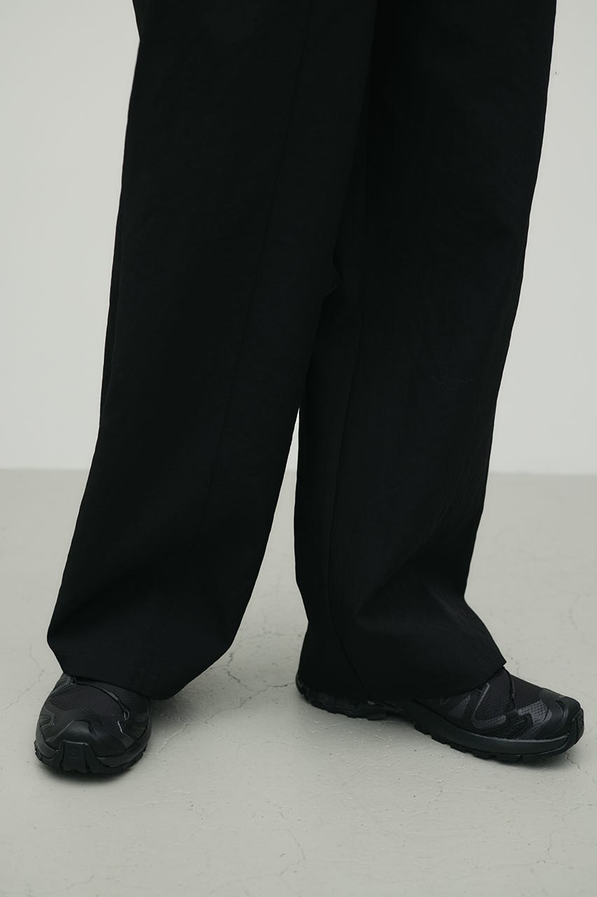 ハイラインワイドパンツ BLK S