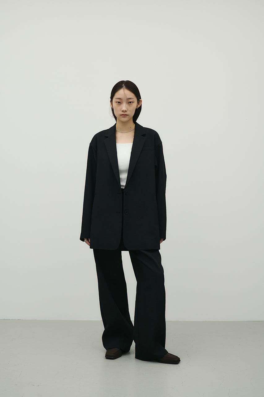 ハイラインワイドパンツ BLK S