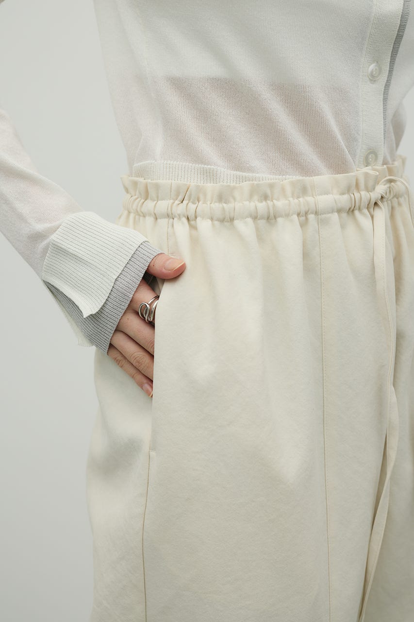 ハイラインワイドパンツ IVOY S