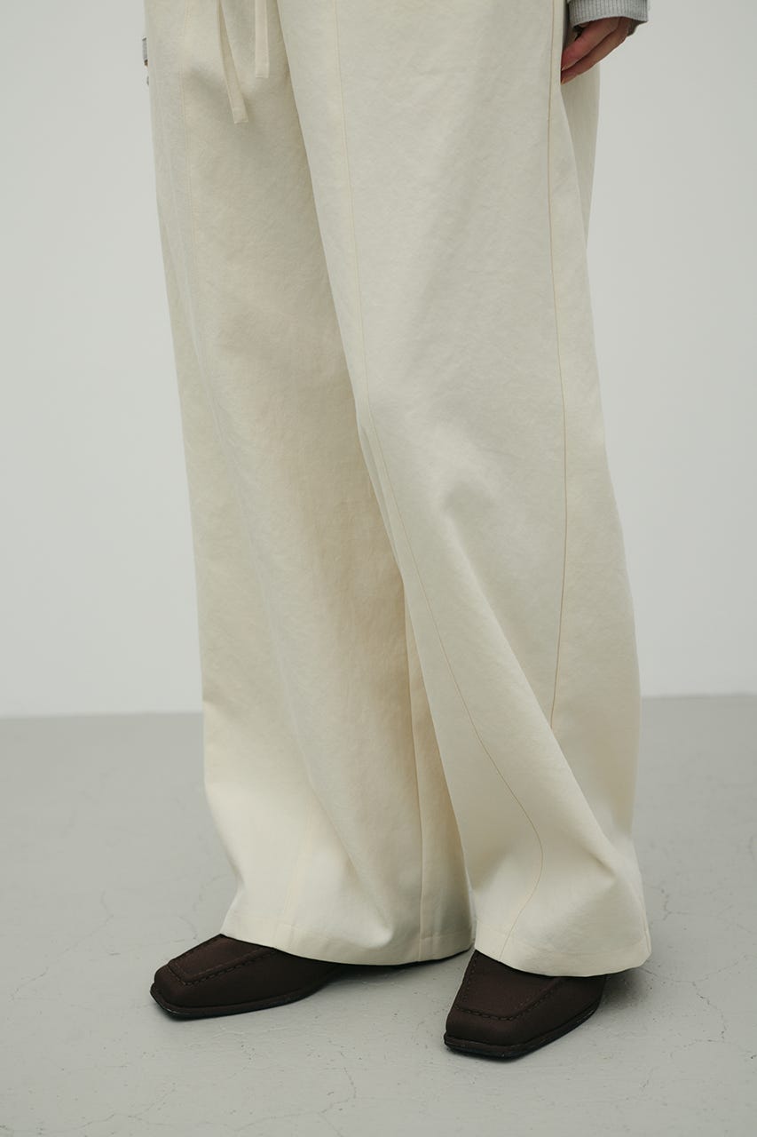 ハイラインワイドパンツ IVOY S