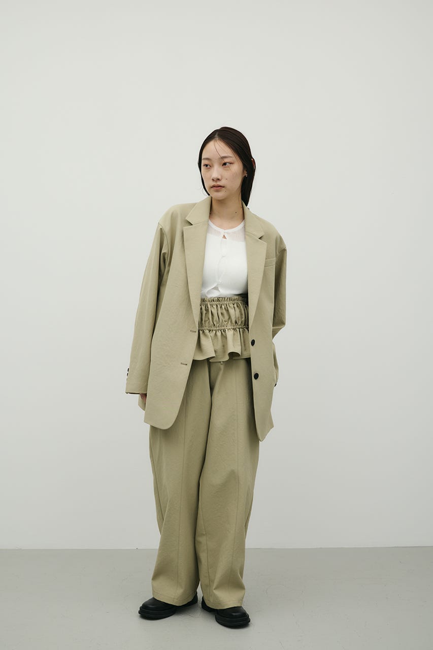 ハイラインワイドパンツ L/KHA M