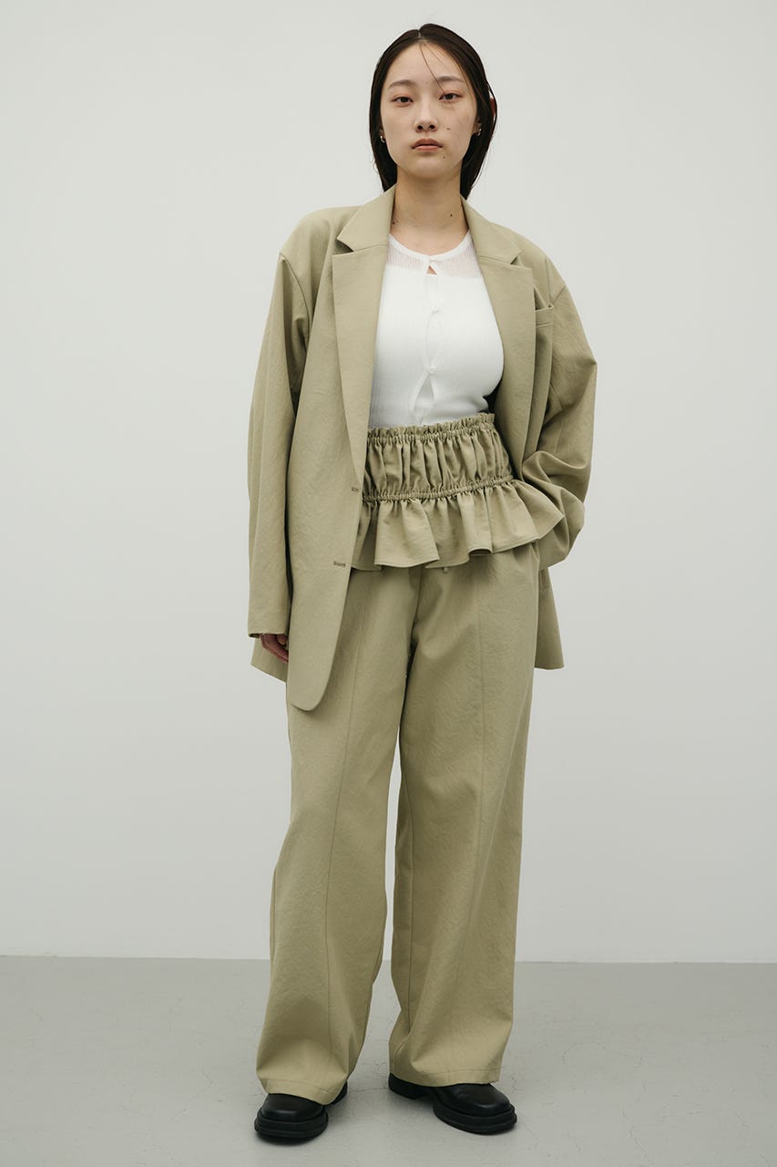 ハイラインワイドパンツ L/KHA M