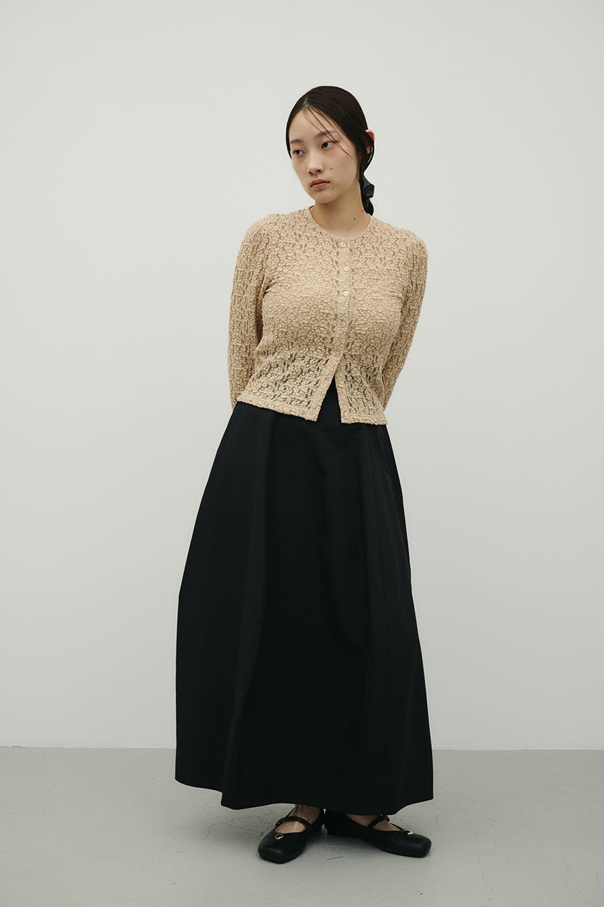 ヘムバルーンスカート BLK S