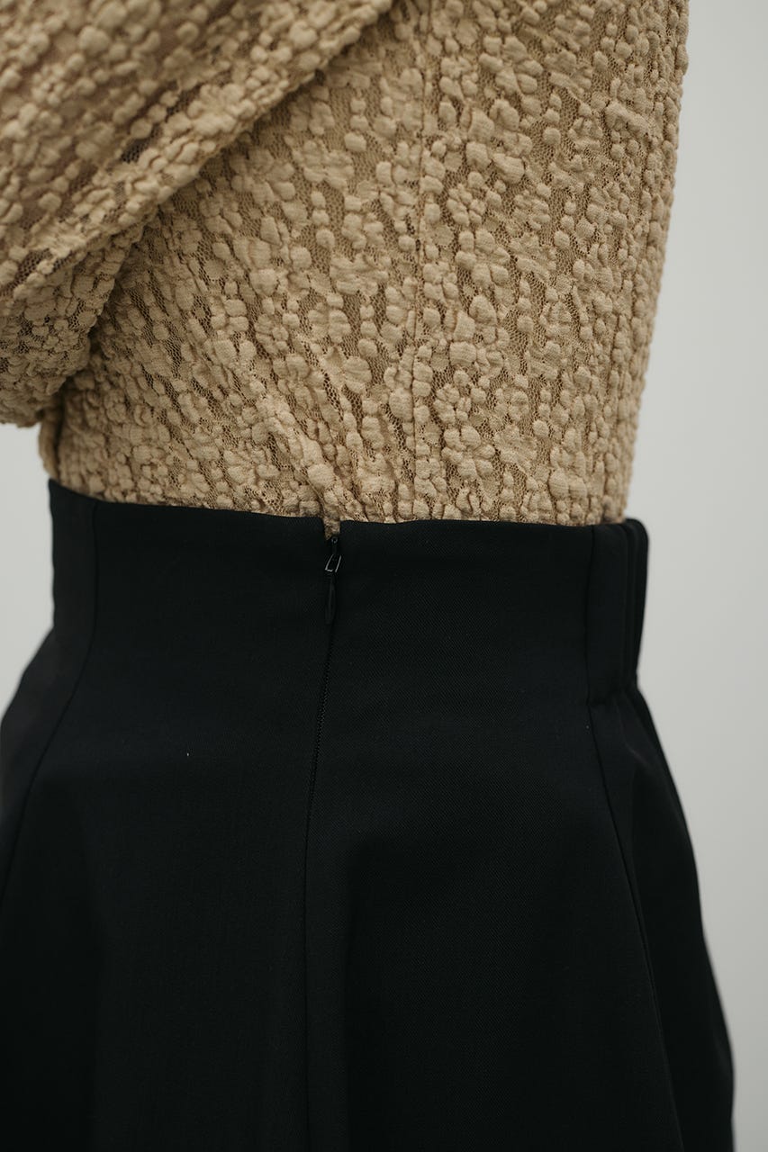 ヘムバルーンスカート BLK S