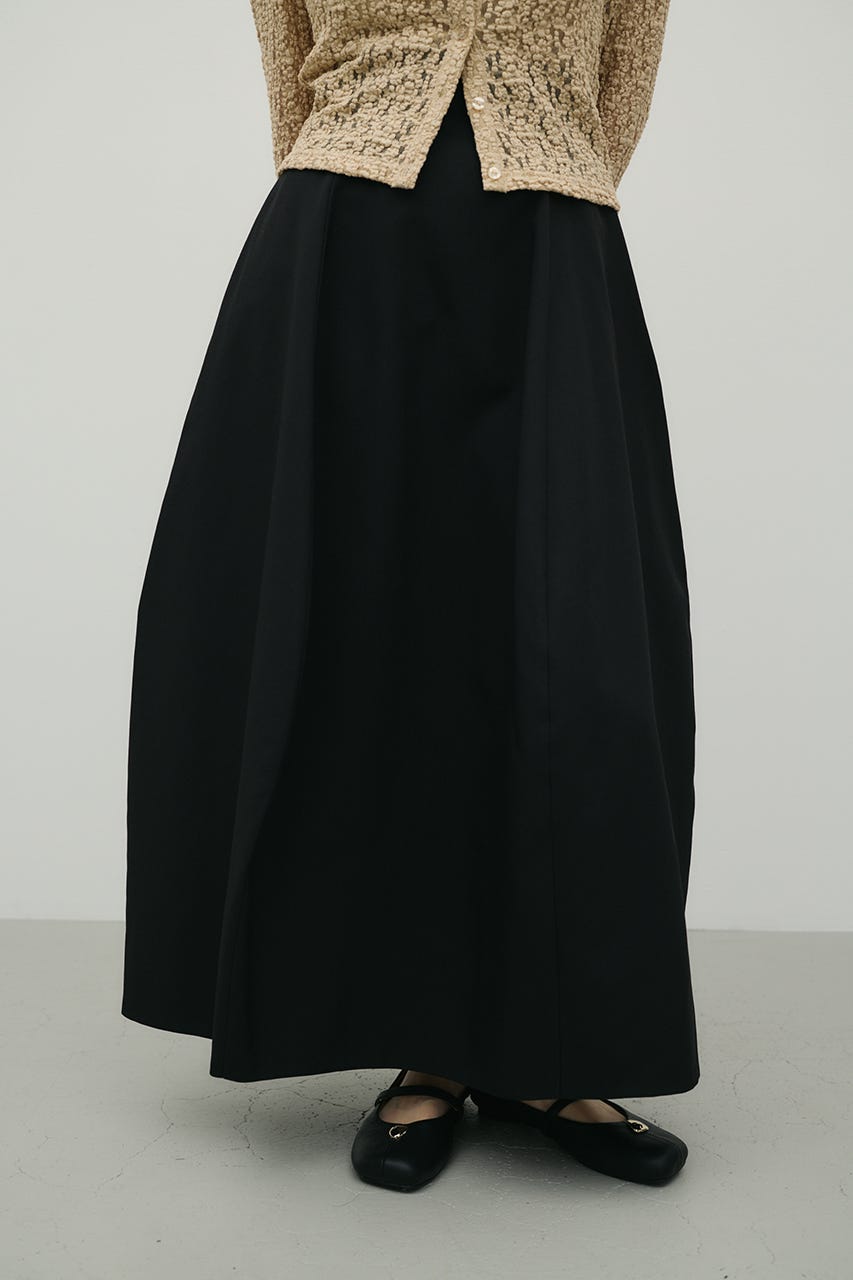 ヘムバルーンスカート BLK S