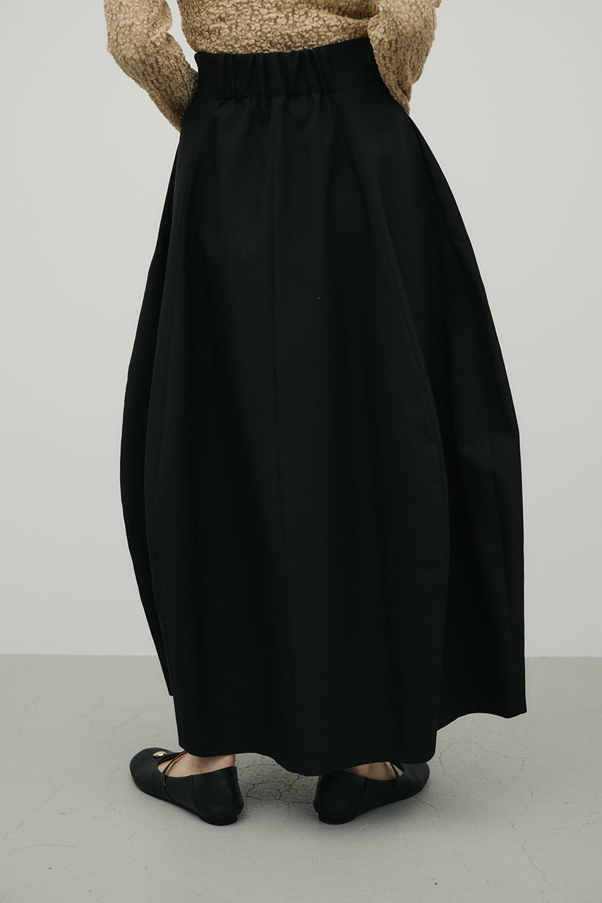 ヘムバルーンスカート BLK S