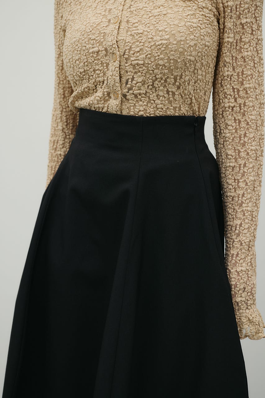 ヘムバルーンスカート BLK S