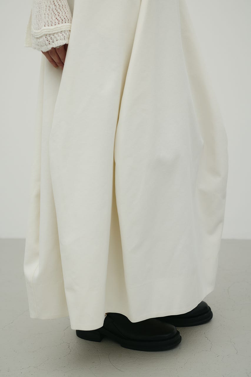 ヘムバルーンスカート WHT M