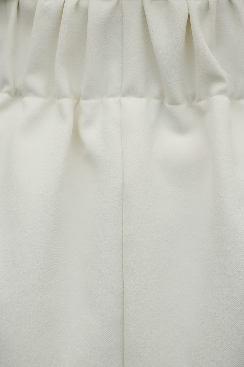 ヘムバルーンスカート WHT M