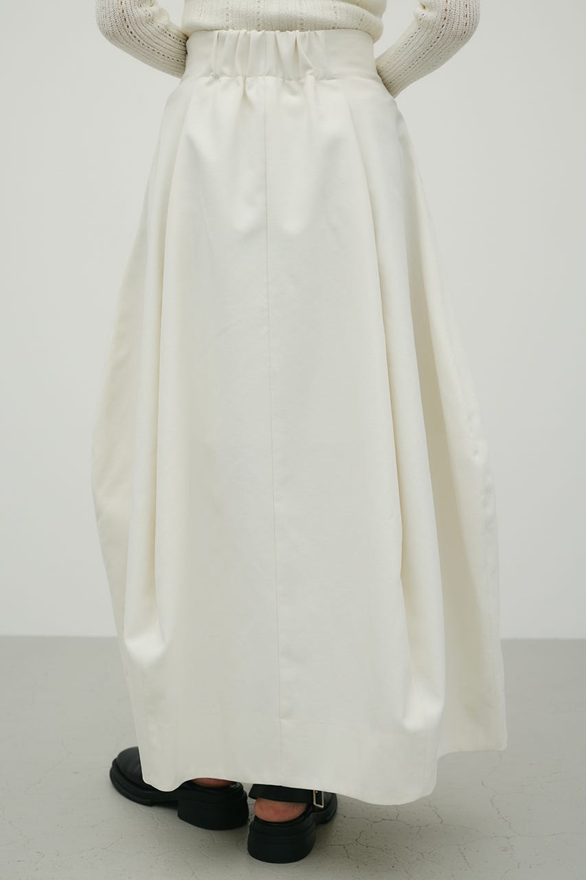 ヘムバルーンスカート WHT M