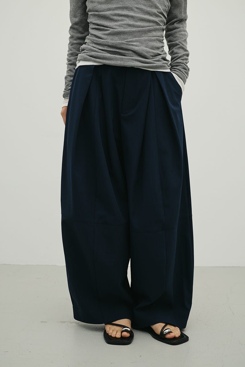 タックフォルムパンツ NVY S