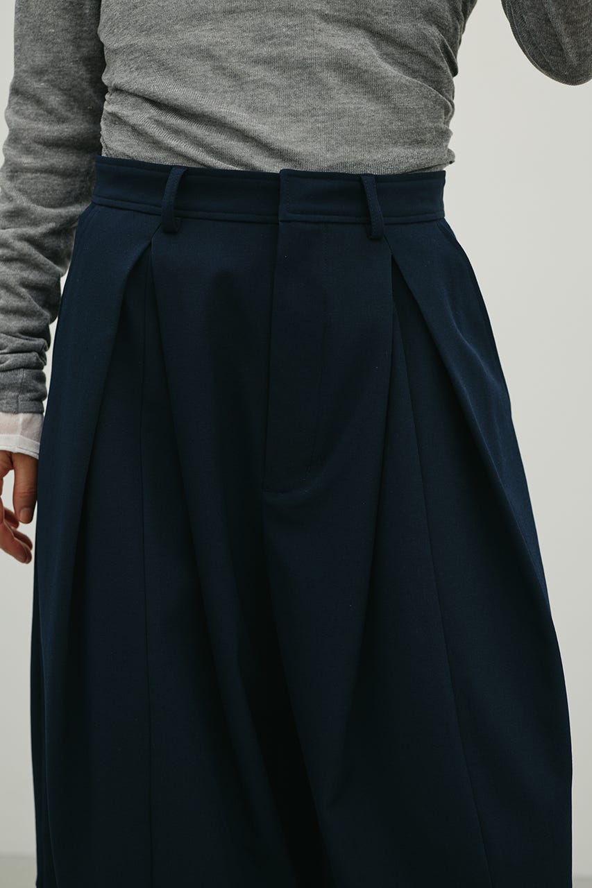 タックフォルムパンツ NVY S
