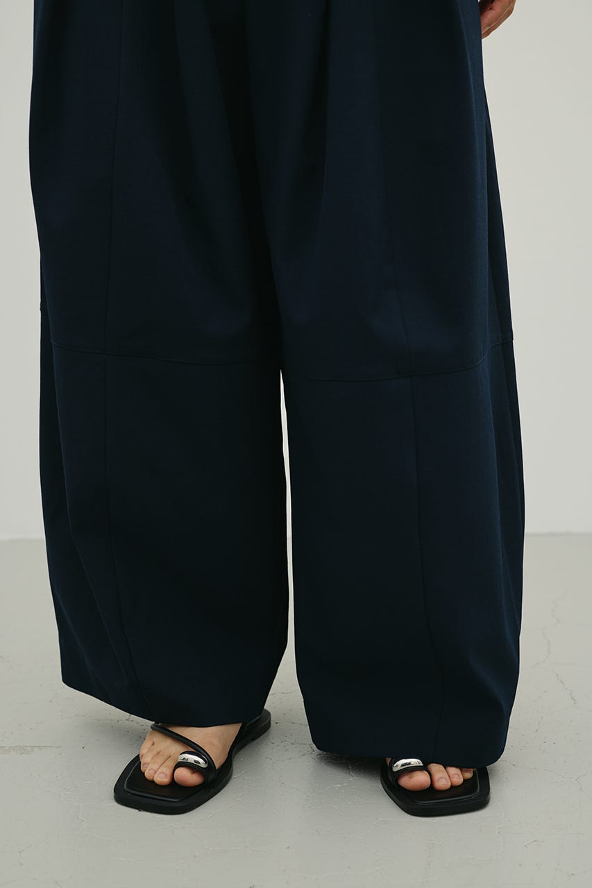 タックフォルムパンツ NVY S