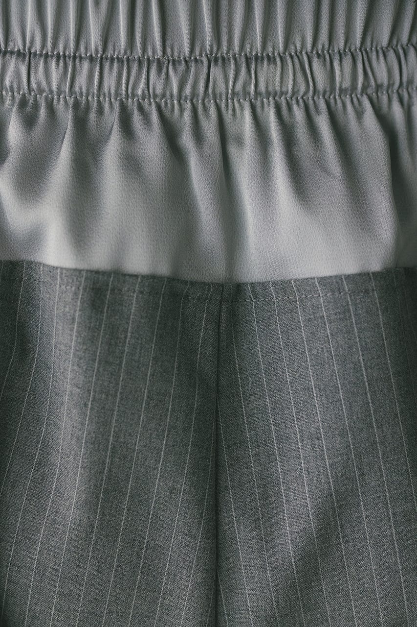 サイドラインストライプパンツ GRY M