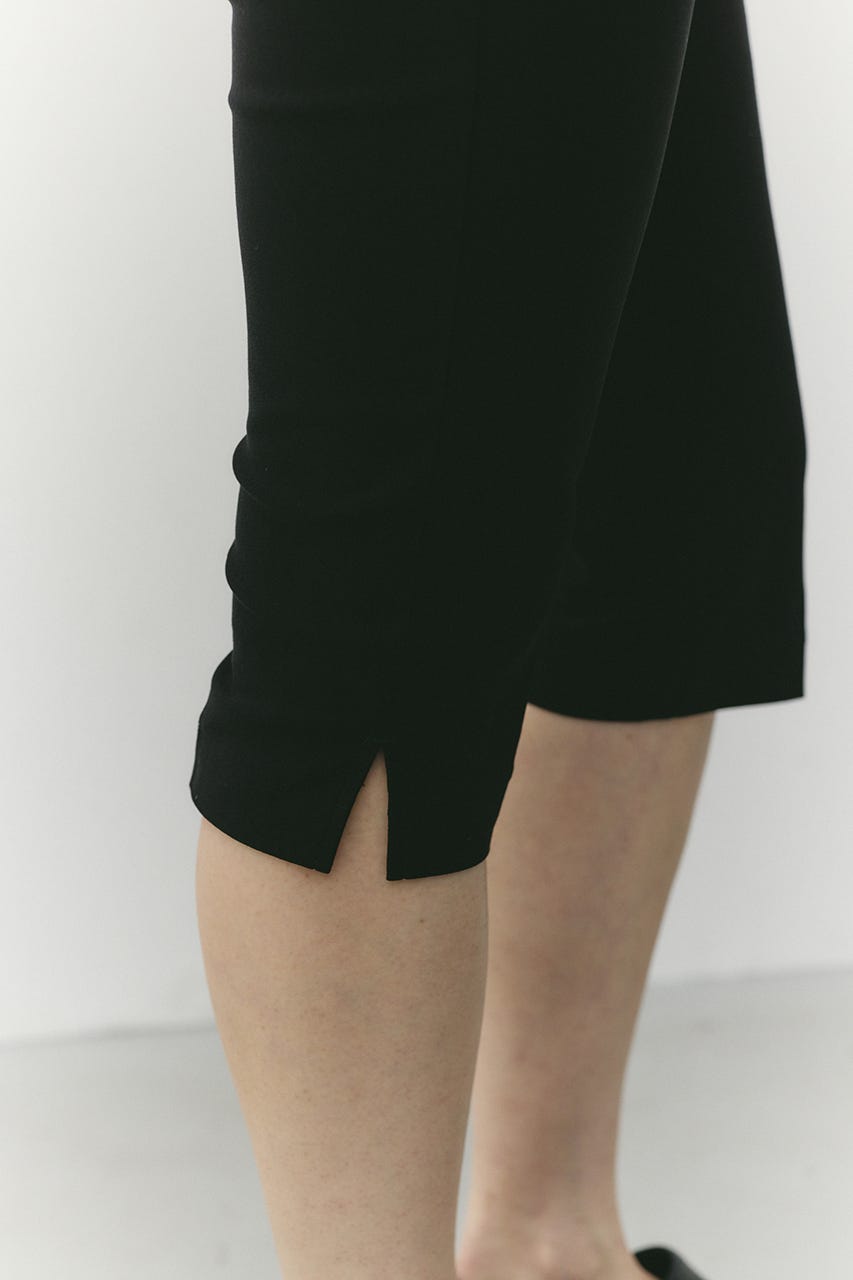 ハイストレッチカプリパンツ BLK S
