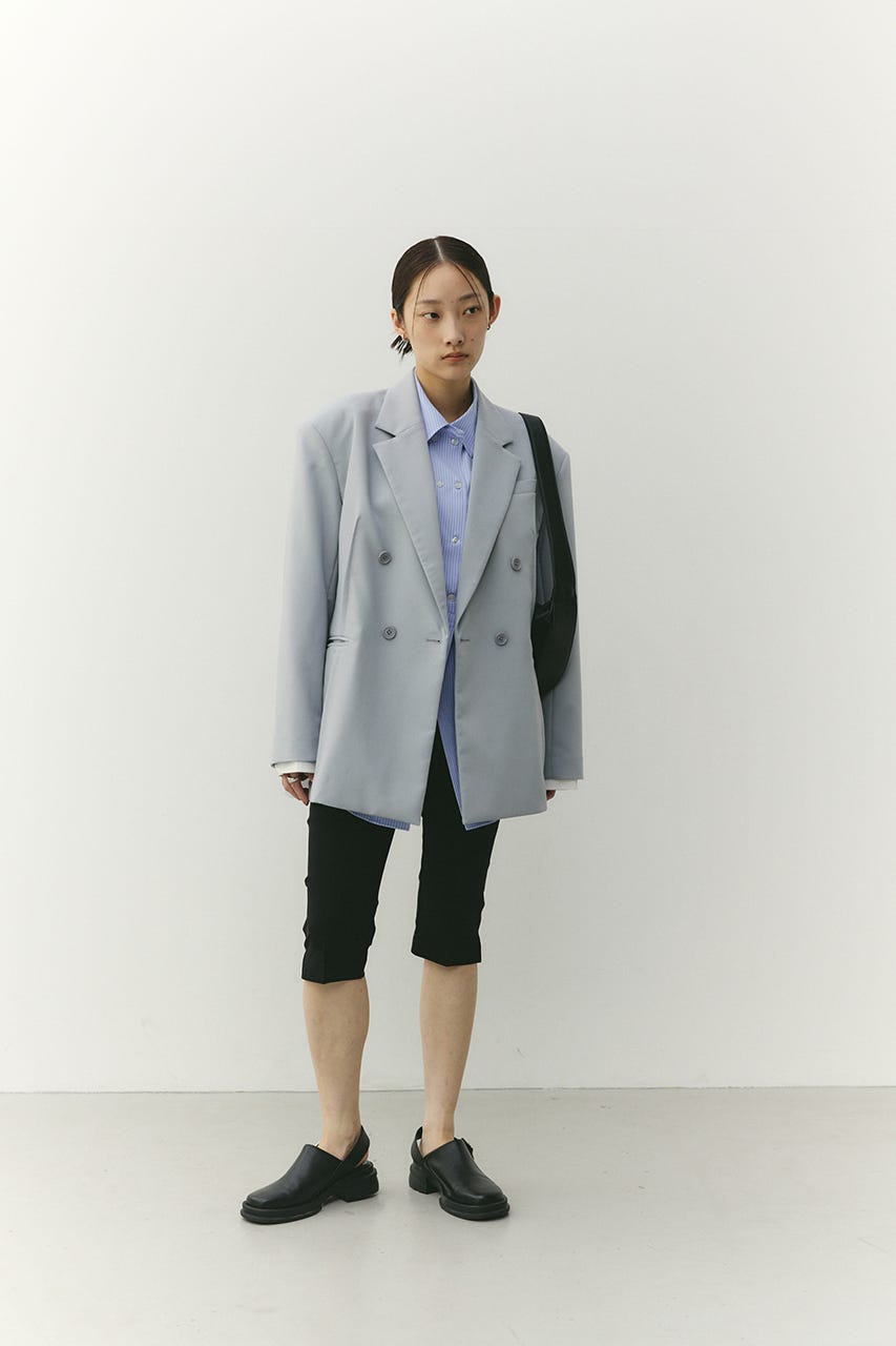 ハイストレッチカプリパンツ BLK S