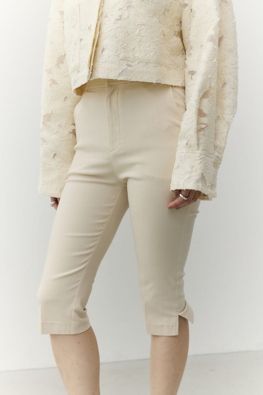 ハイストレッチカプリパンツ IVOY S