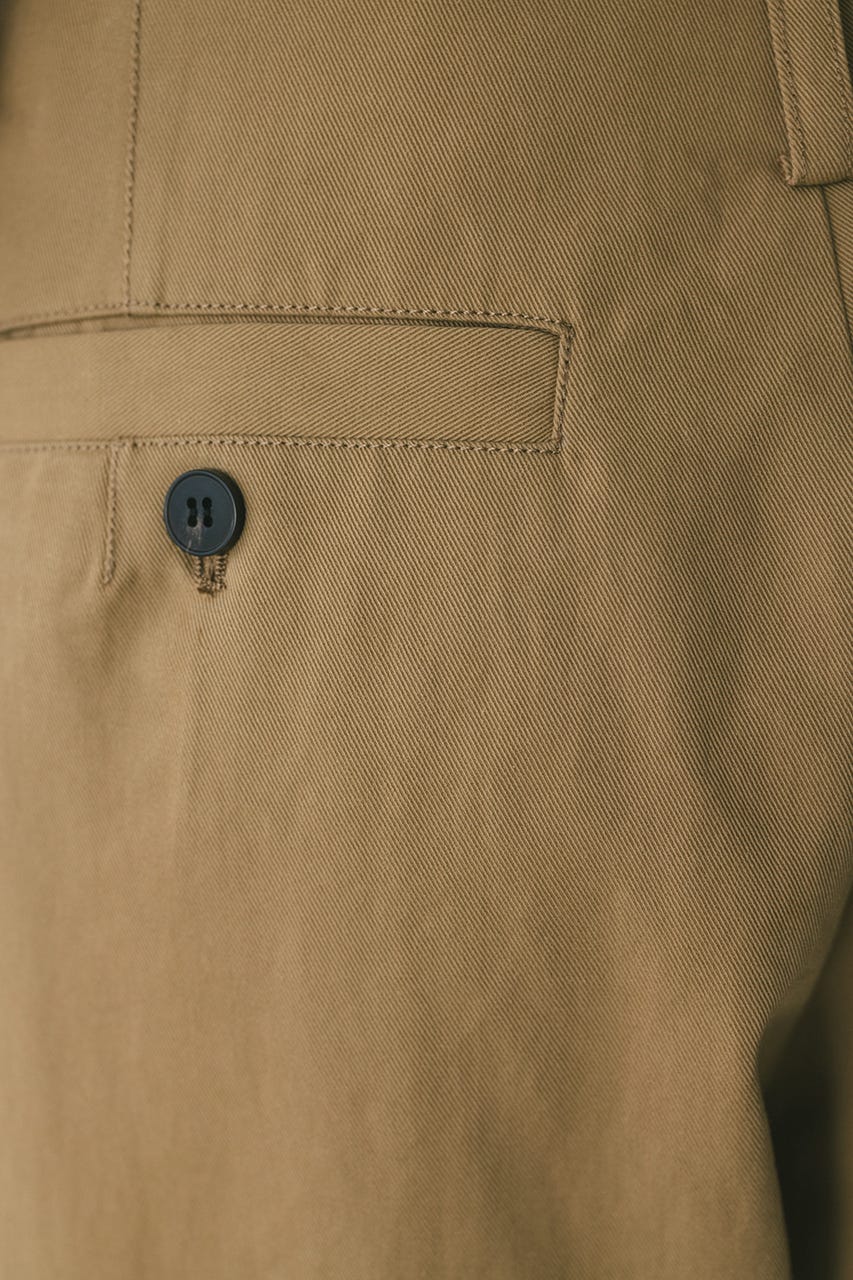 サイドタックフォルムパンツ BEG S