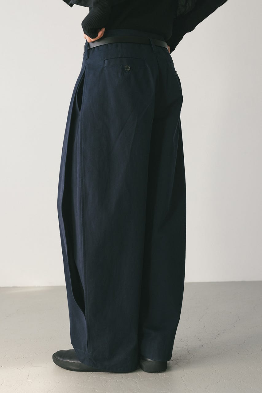 サイドタックフォルムパンツ NVY S