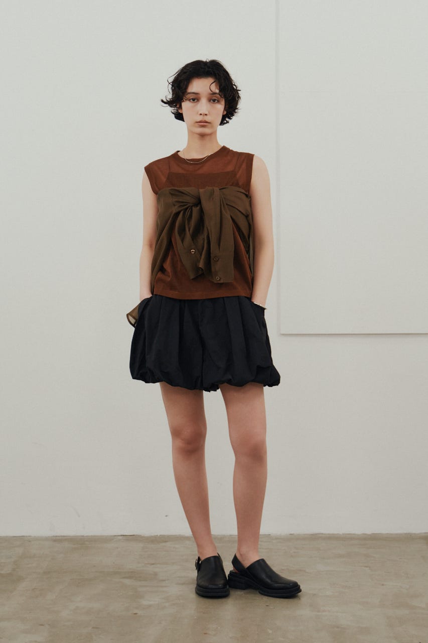 ACTIVE撥水UVバルーンショートパンツ BLK S