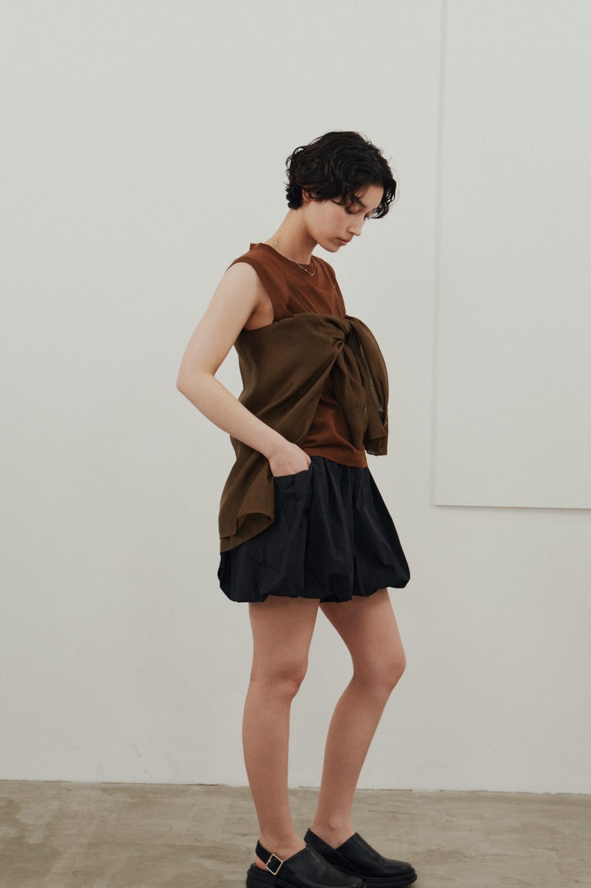 ACTIVE撥水UVバルーンショートパンツ BLK S