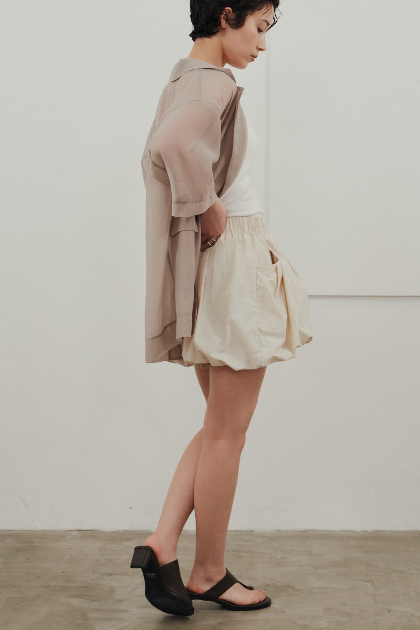 ACTIVE撥水UVバルーンショートパンツ IVOY M